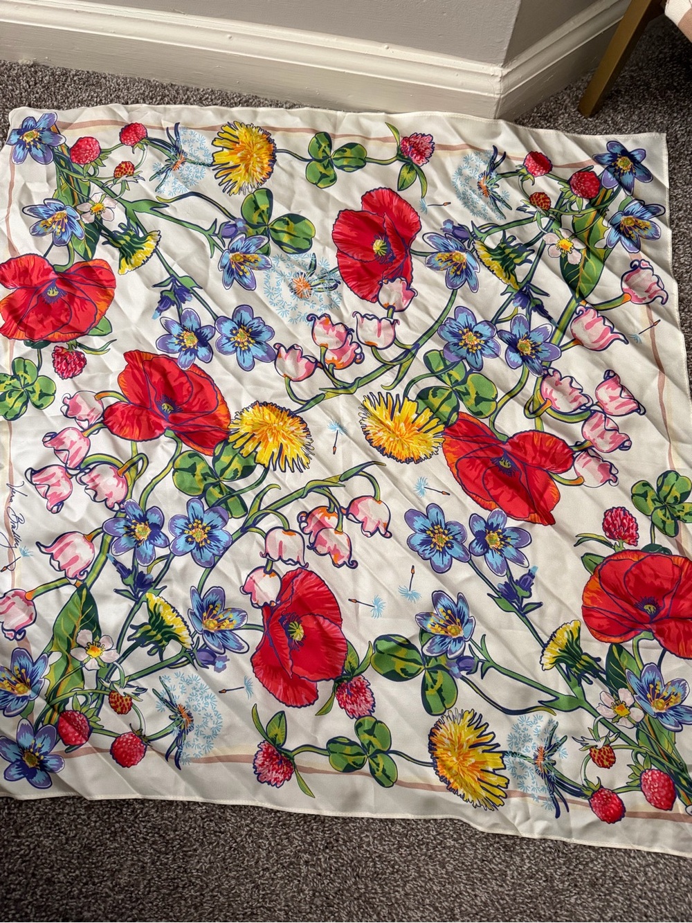 Vera Bradley Square Silk Scarves - Picture 4 of 5